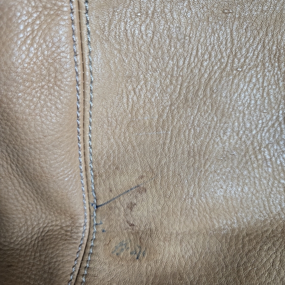 Vintage Fossil Brown Leather Shoulder Bag - Picture 7 of 7